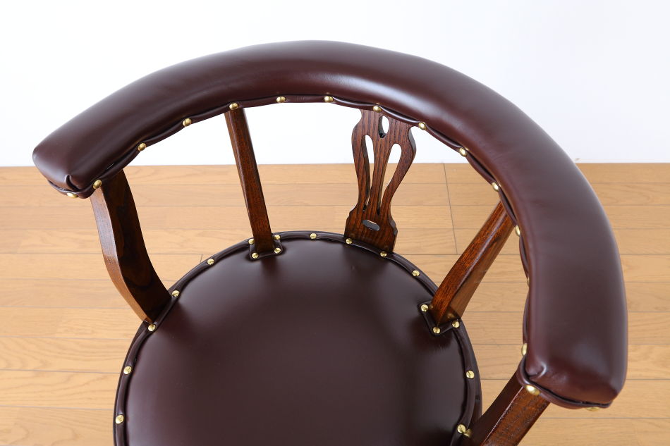 和骨董WA-COTTOO 大正ロマンTAISHO-ROMANスタイル ケヤキ ドクターチェア