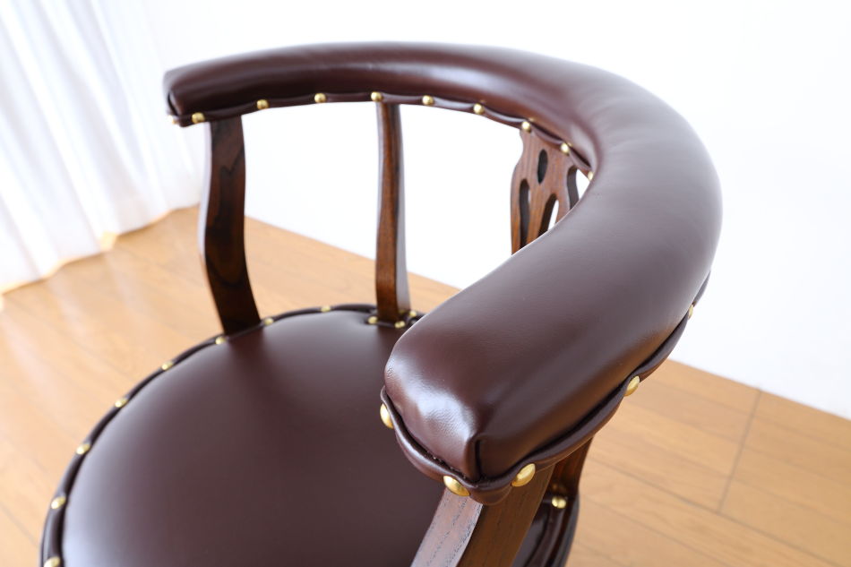 和骨董WA-COTTOO 大正ロマンTAISHO-ROMANスタイル ケヤキ ドクターチェア