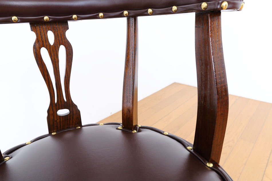 和骨董WA-COTTOO 大正ロマンTAISHO-ROMANスタイル ケヤキ ドクターチェア