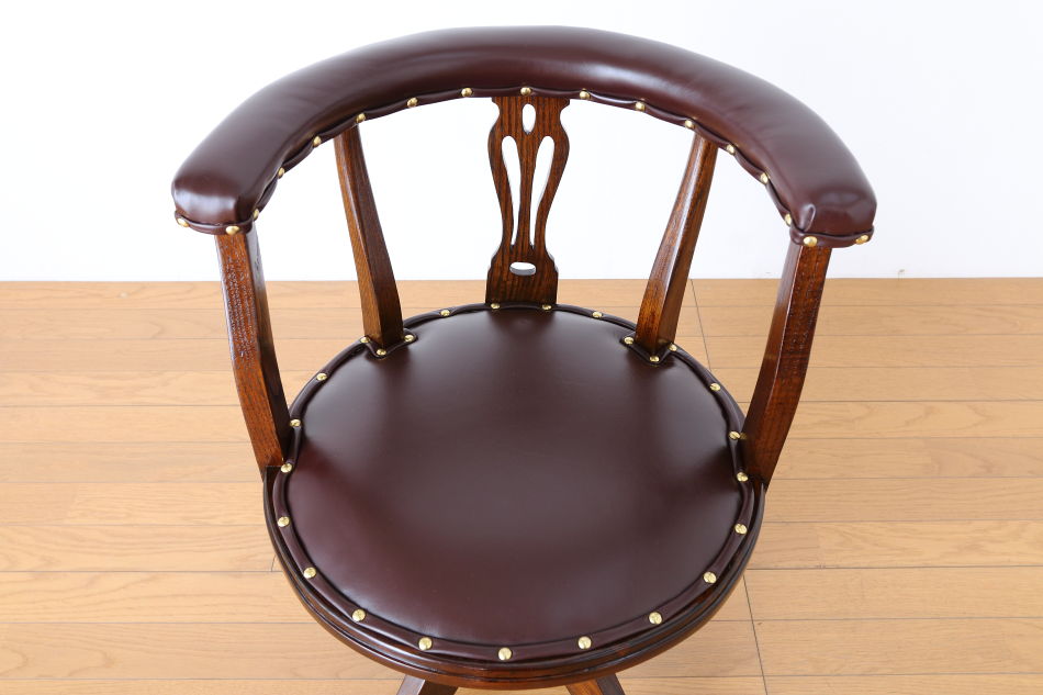 和骨董WA-COTTOO 大正ロマンTAISHO-ROMANスタイル ケヤキ ドクターチェア