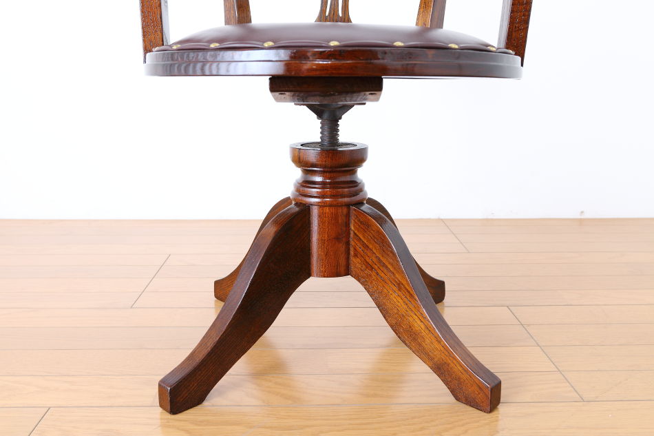 和骨董WA-COTTOO 大正ロマンTAISHO-ROMANスタイル ケヤキ ドクターチェア