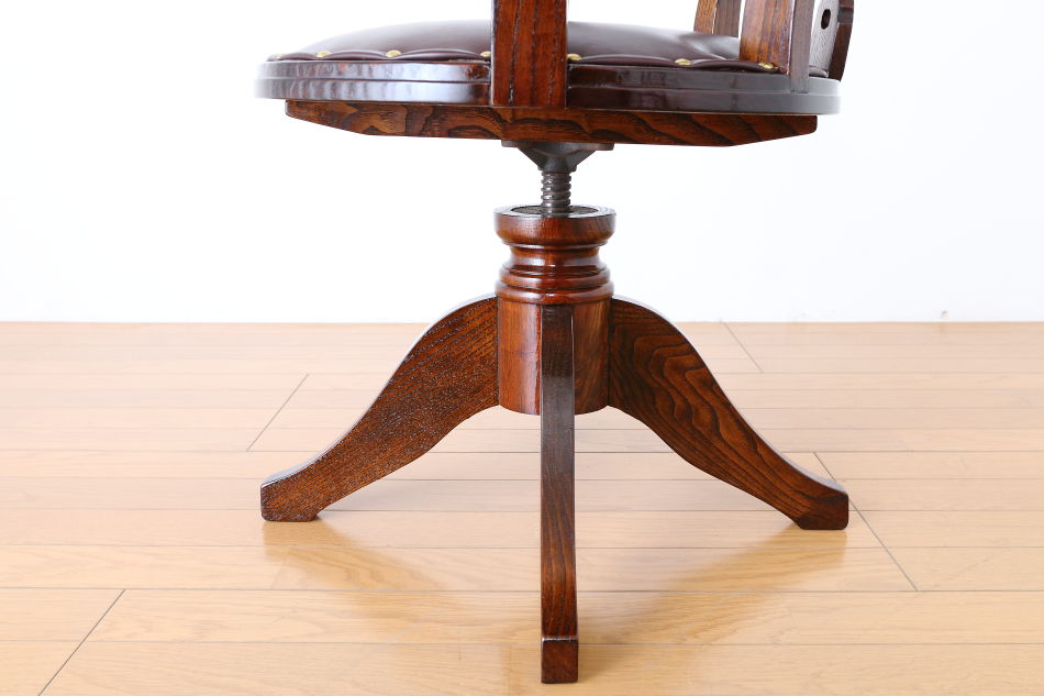 和骨董WA-COTTOO 大正ロマンTAISHO-ROMANスタイル ケヤキ ドクターチェア