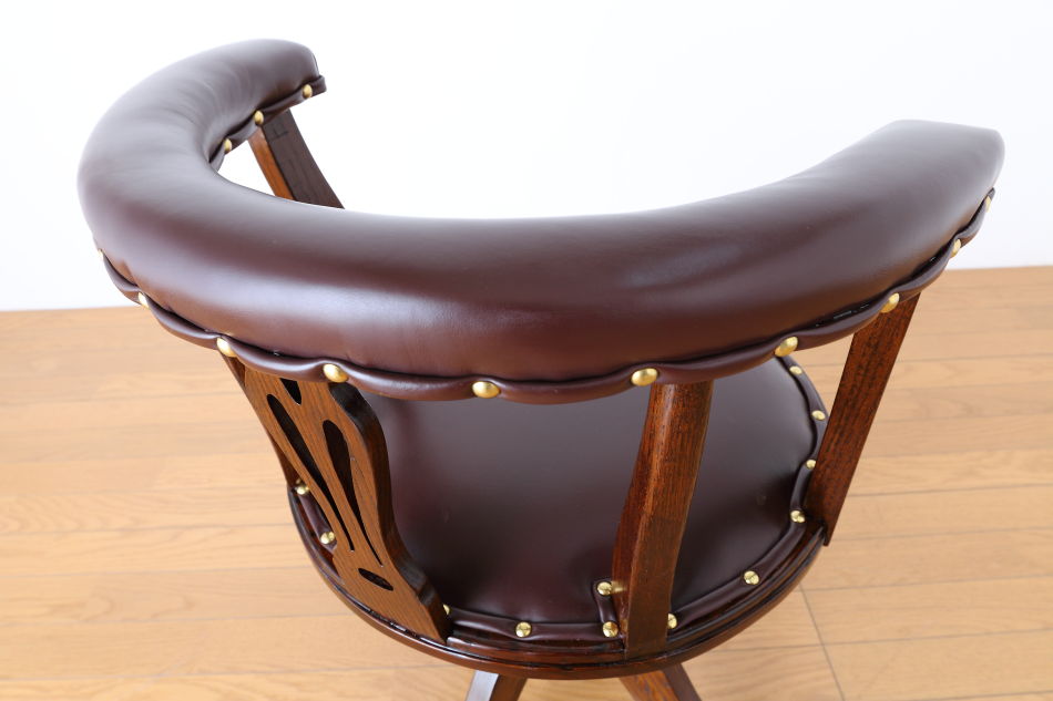和骨董WA-COTTOO 大正ロマンTAISHO-ROMANスタイル ケヤキ ドクターチェア