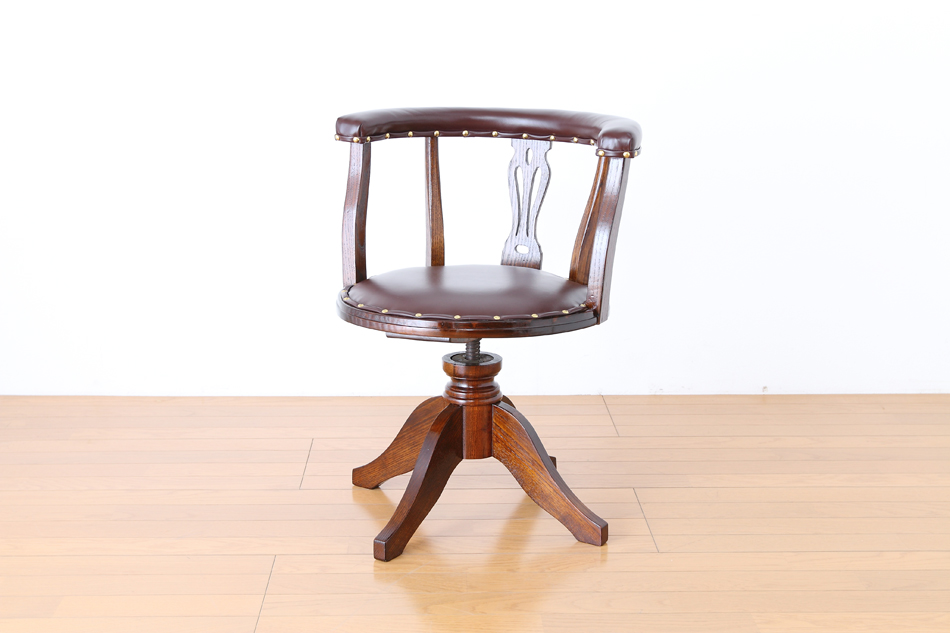 和骨董WA-COTTOO 大正ロマンTAISHO-ROMANスタイル ケヤキ ドクターチェア