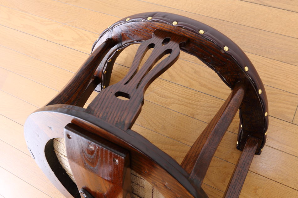 和骨董WA-COTTOO 大正ロマンTAISHO-ROMANスタイル ケヤキ ドクターチェア