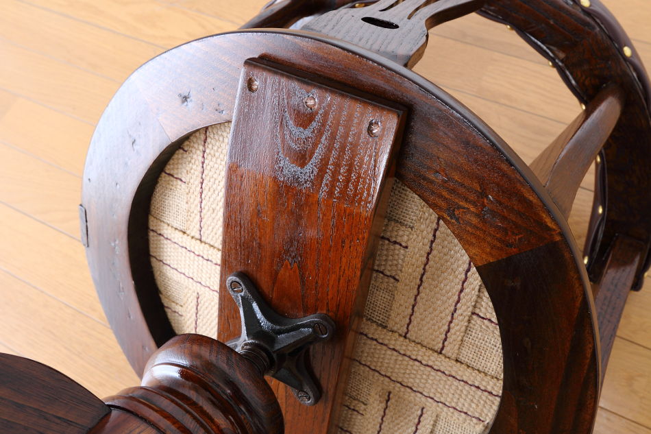 和骨董WA-COTTOO 大正ロマンTAISHO-ROMANスタイル ケヤキ ドクターチェア