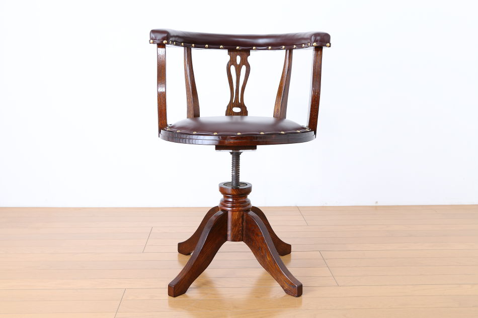 和骨董WA-COTTOO 大正ロマンTAISHO-ROMANスタイル ケヤキ ドクターチェア