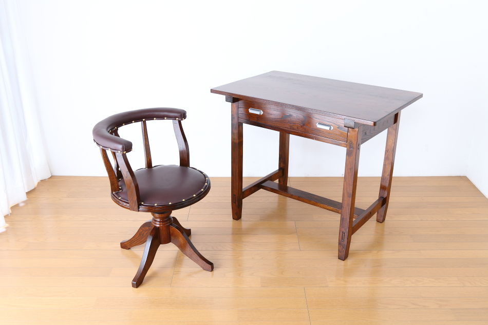 和骨董WA-COTTOO 大正ロマンTAISHO-ROMANスタイル ケヤキ ドクターチェア