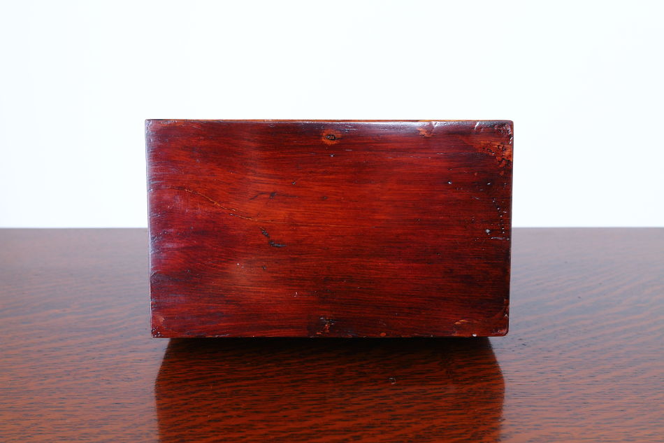 アーリーヴィクトリアン ブラス&バールウォルナット ジュエリーボックス