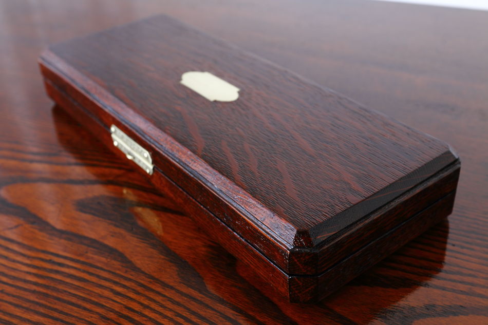 クオリティオーク&ソリッドブラスプラーク ディードボックス