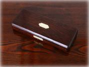 クオリティオーク&ソリッドブラスプラーク ディードボックス