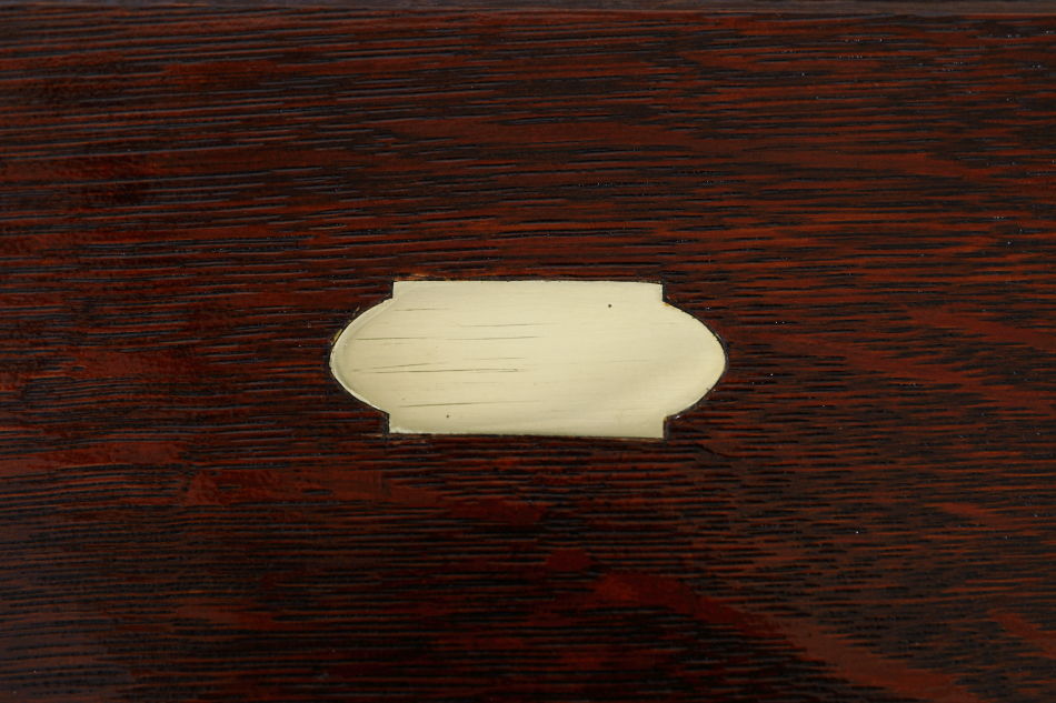 クオリティオーク&ソリッドブラスプラーク ディードボックス