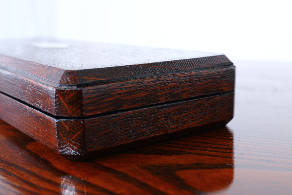 クオリティオーク&ソリッドブラスプラーク ディードボックス