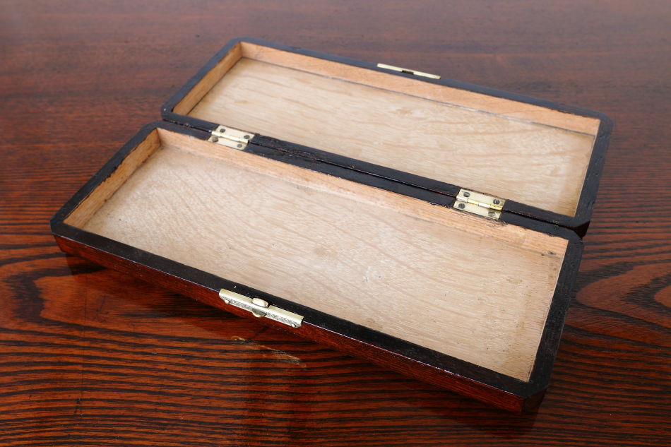 クオリティオーク&ソリッドブラスプラーク ディードボックス