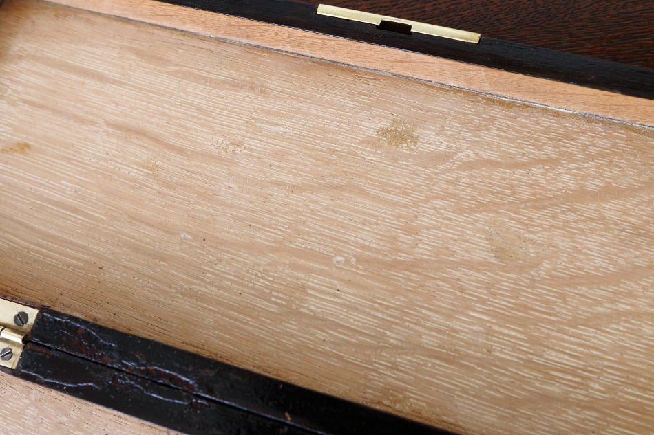 クオリティオーク&ソリッドブラスプラーク ディードボックス