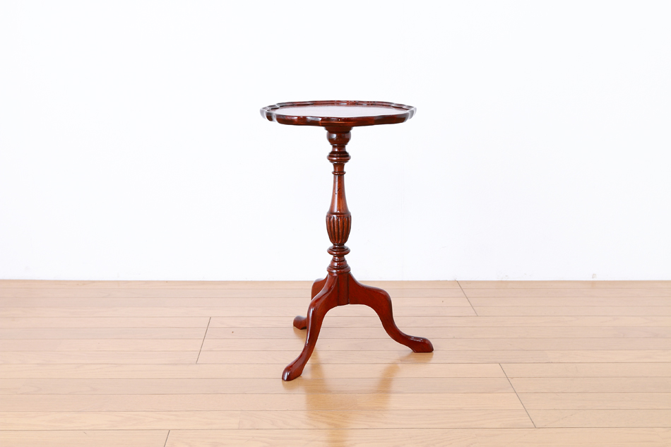 ヴィクトリアンスタイル マホガニー トライポッド スモールワインテーブル