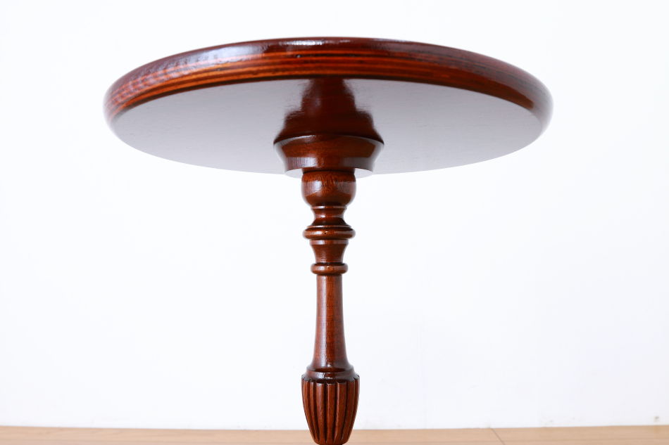 マーケットリーインレイマホガニー スモールトライポッド ワインテーブル
