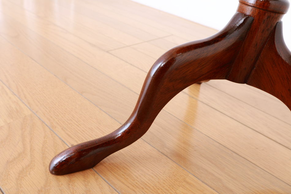 マーケットリーインレイマホガニー スモールトライポッド ワインテーブル