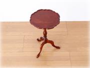 ヴィクトリアンスタイル バールウォルナット トライポッドワインテーブル