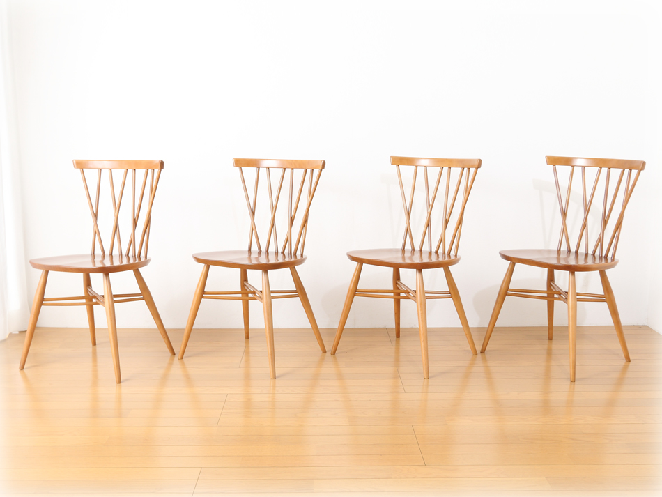 アーコールERCOL 1950s ウィンザー ダイニング5点セット 