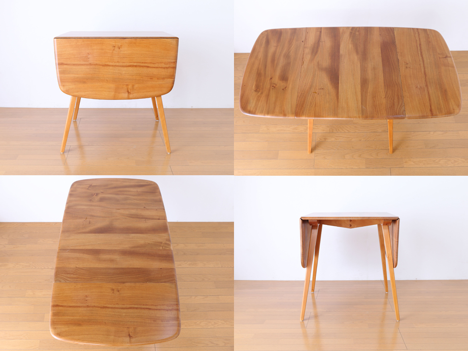 アーコールERCOL No383 ウィンザードロップリーフダイニングテーブル