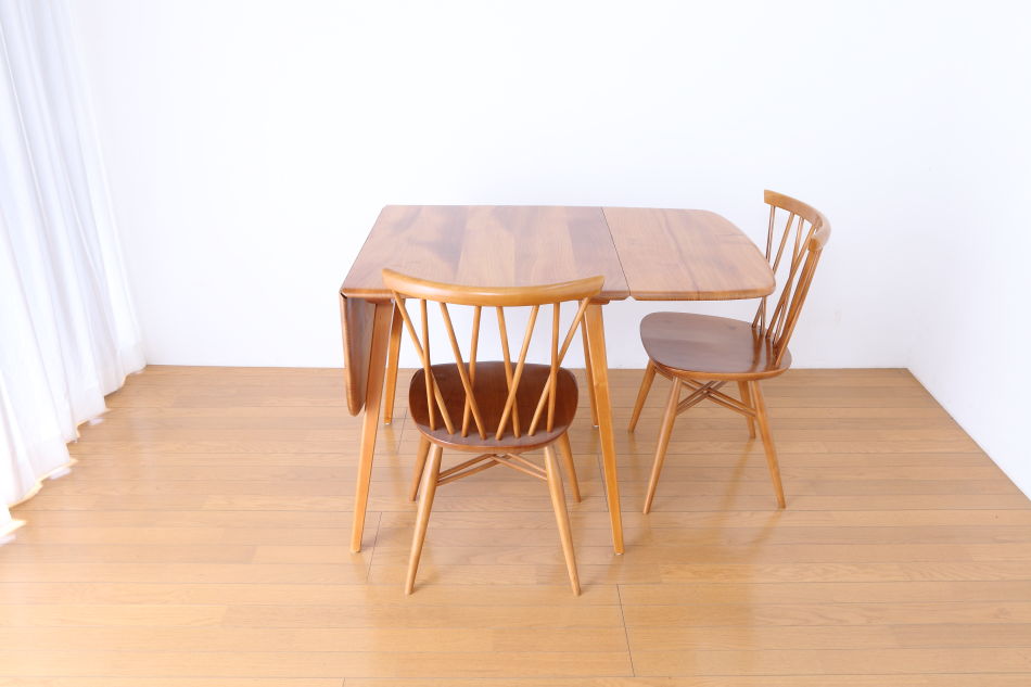 アーコールERCOL No383 ウィンザードロップリーフダイニングテーブル