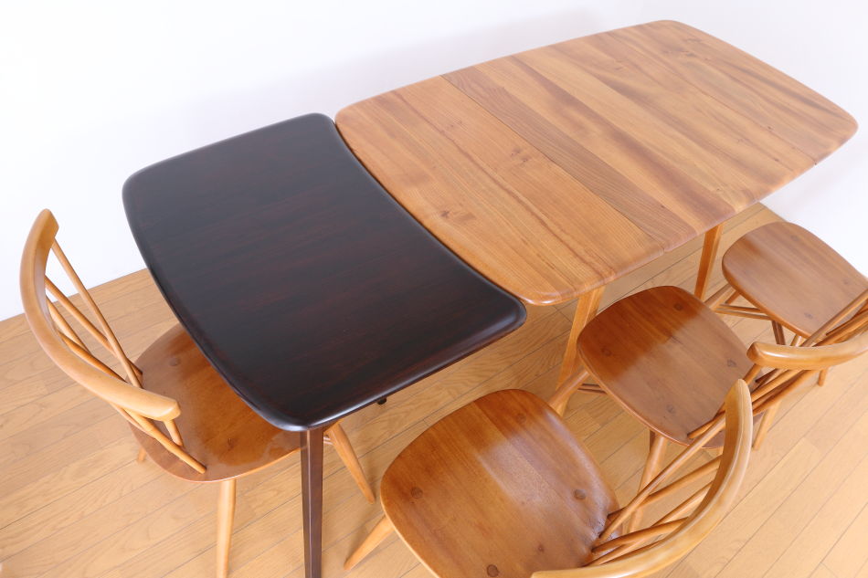 アーコールERCOL No383 ウィンザードロップリーフダイニングテーブル