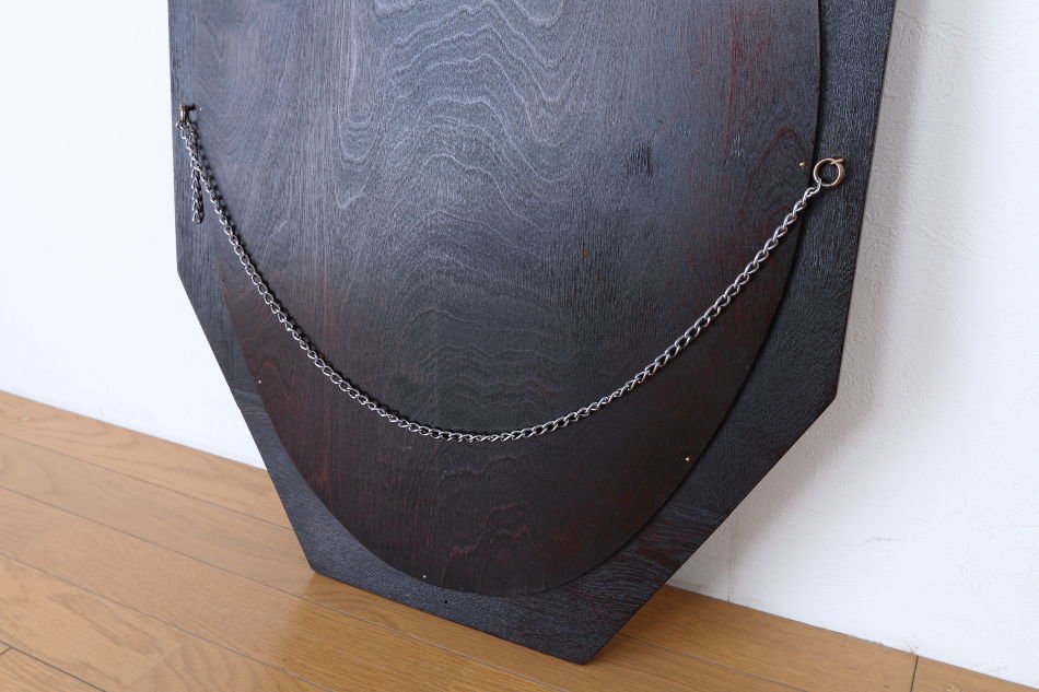 アールデコスタイル クオリティオークフレーム オクタゴナルミラー