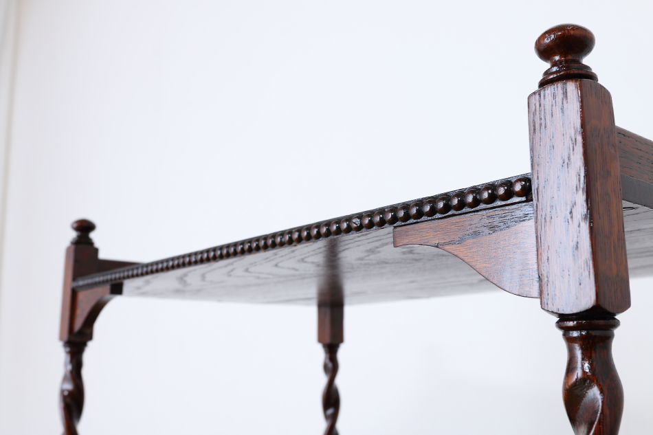 ジャコビアンオーク ツイスト ティーカート/トロリー