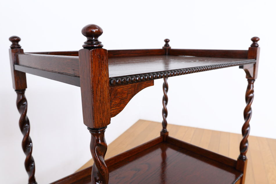 ジャコビアンオーク ツイスト ティーカート/トロリー