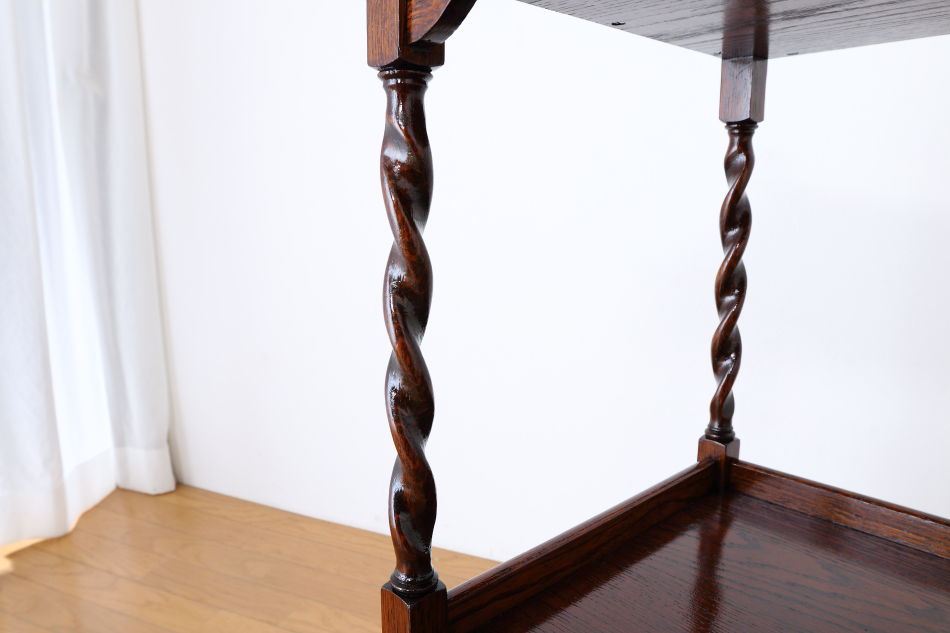 ジャコビアンオーク ツイスト ティーカート/トロリー