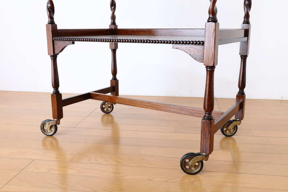 ジャコビアンオーク ツイスト ティーカート/トロリー