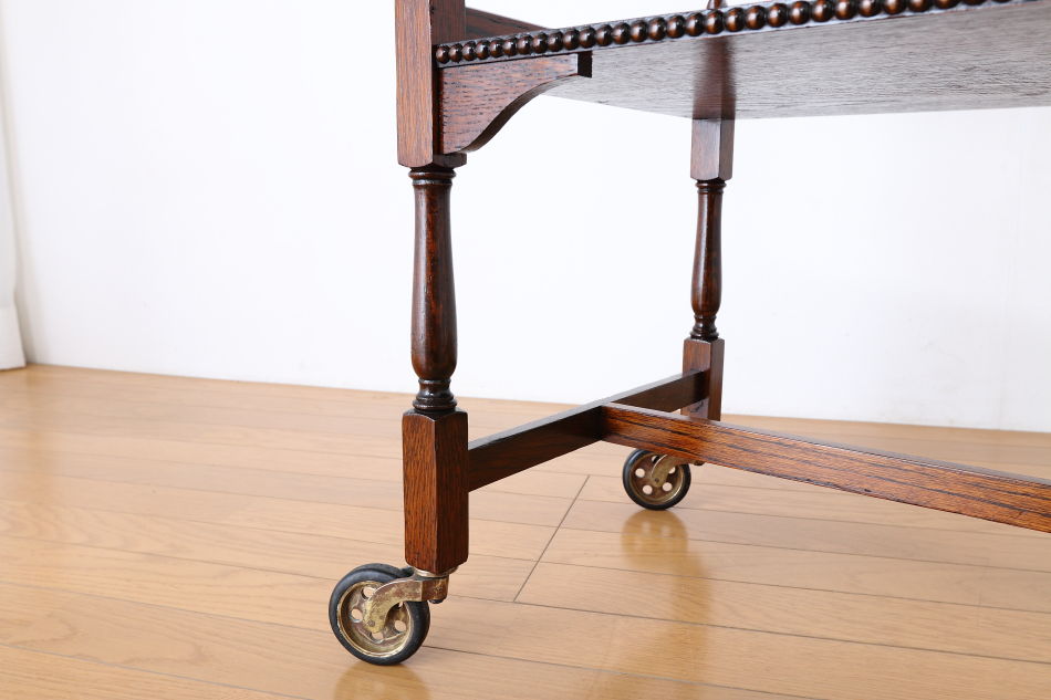 ジャコビアンオーク ツイスト ティーカート/トロリー
