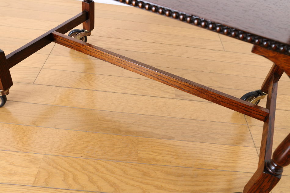 ジャコビアンオーク ツイスト ティーカート/トロリー