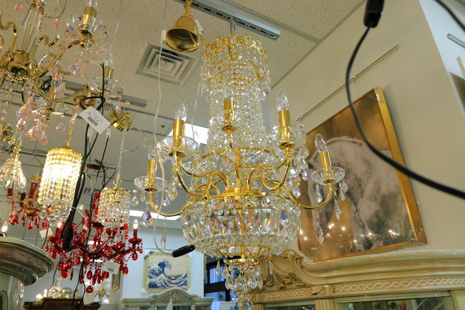 アスフォーASFOURクリスタル エンパイヤスタイル シャンデリア(12灯)