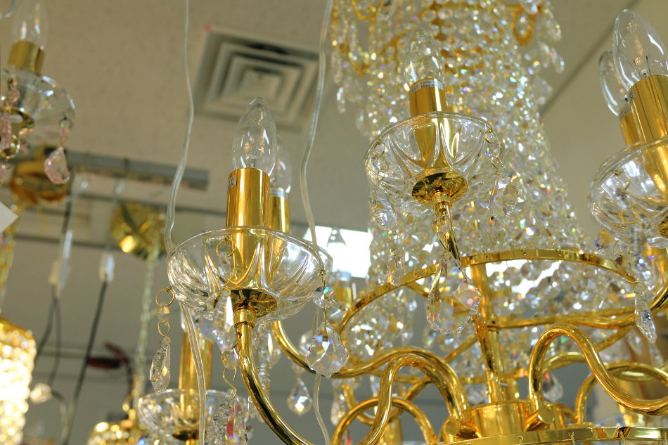 アスフォーASFOURクリスタル エンパイヤスタイル シャンデリア(12灯)