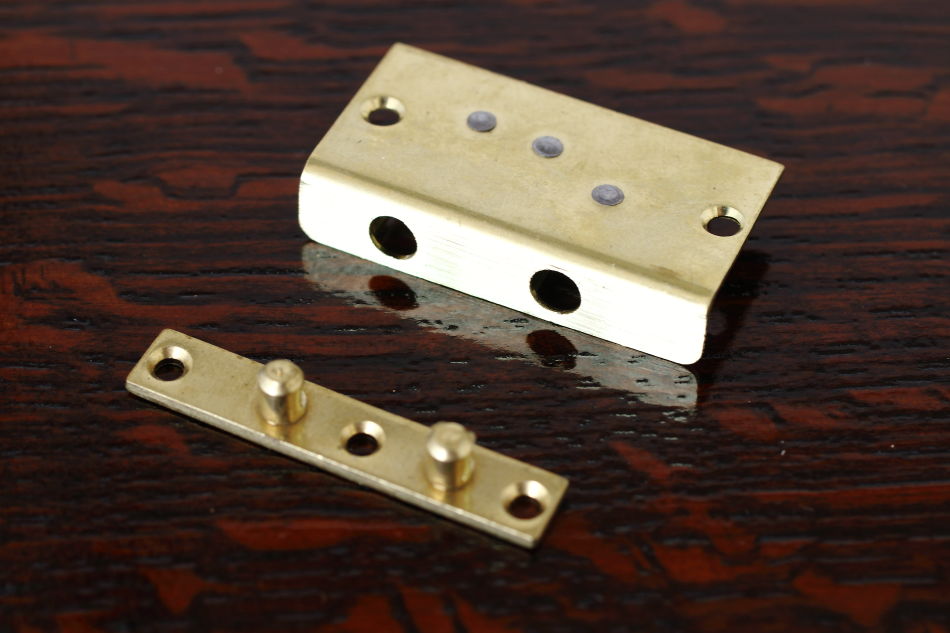 真鍮製ジュエリーケースロック キーセット13　38mm×20mm