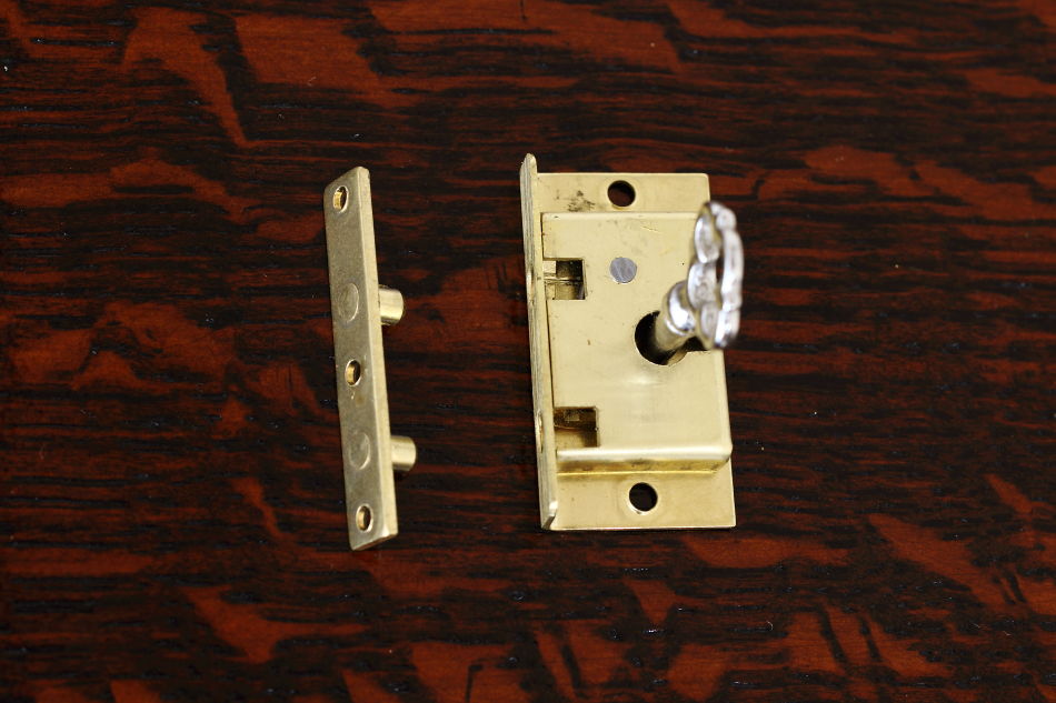真鍮製ジュエリーケースロック キーセット13　38mm×20mm