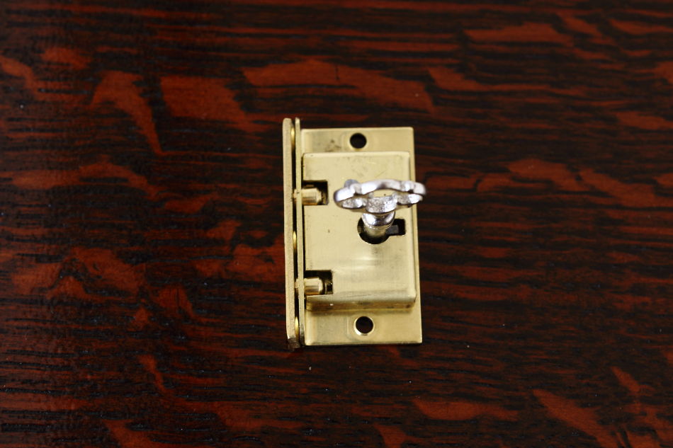 真鍮製ジュエリーケースロック キーセット13　38mm×20mm