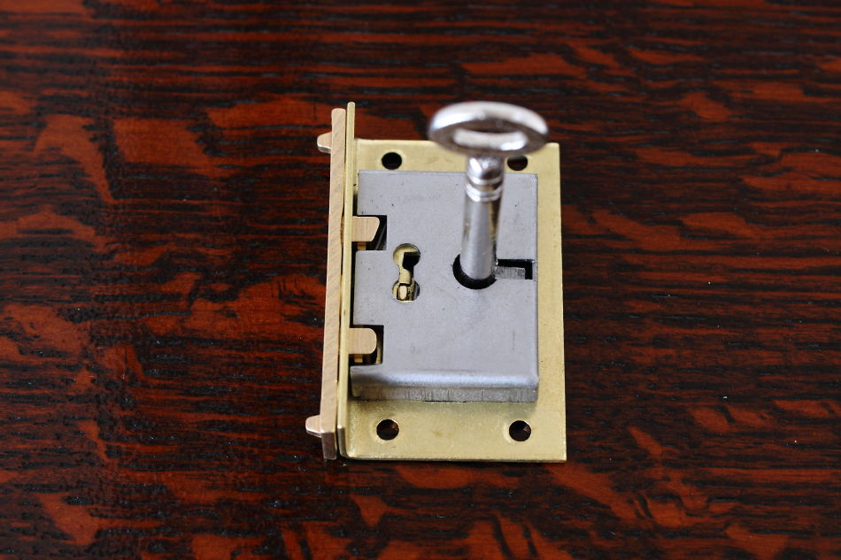 真鍮製ボックスロック キーセット18　51mm×31mm