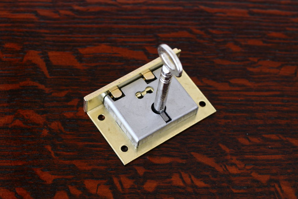 真鍮製ボックスロック キーセット18　51mm×31mm