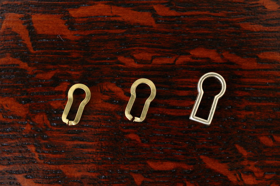 真鍮鋳造製/キャストブラス キーホールインナーカバー 16サイズ