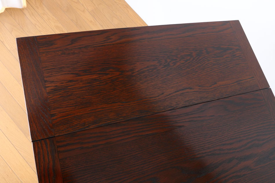 ソリッドオーク ツイスト レクタングル スモールドローリーフテーブル