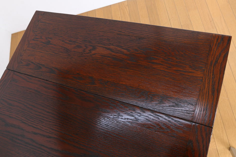 ソリッドオーク ツイスト レクタングル スモールドローリーフテーブル