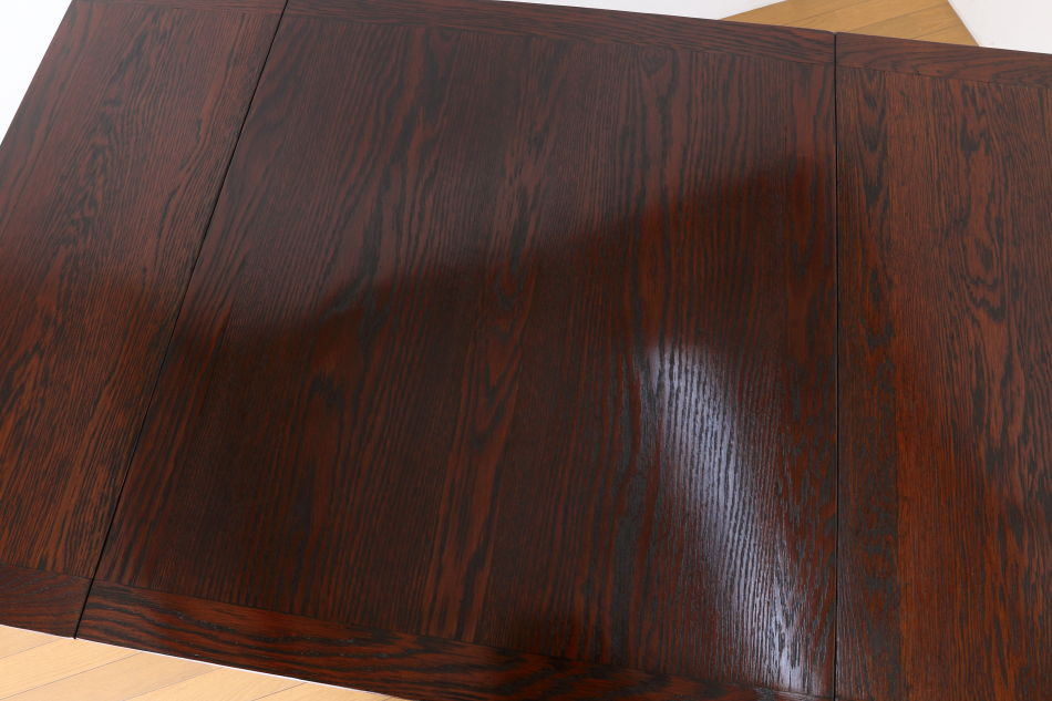 ソリッドオーク ツイスト レクタングル スモールドローリーフテーブル