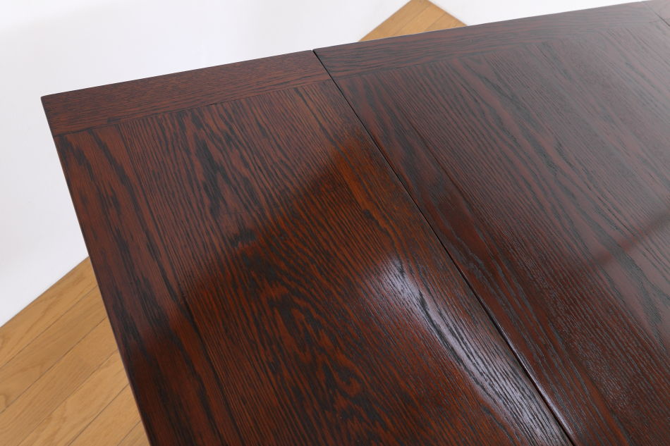 ソリッドオーク ツイスト レクタングル スモールドローリーフテーブル