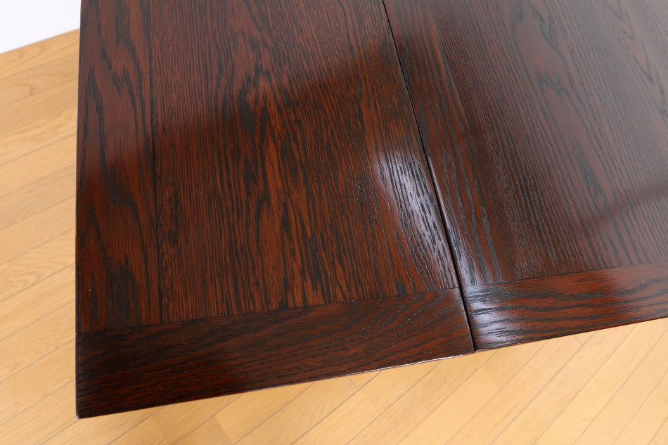 ソリッドオーク ツイスト レクタングル スモールドローリーフテーブル