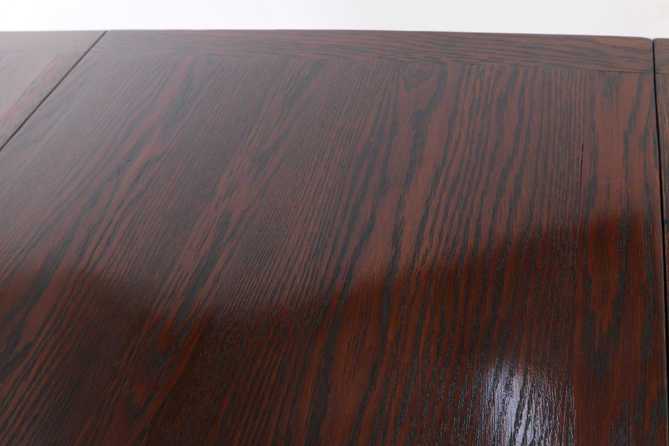 ソリッドオーク ツイスト レクタングル スモールドローリーフテーブル