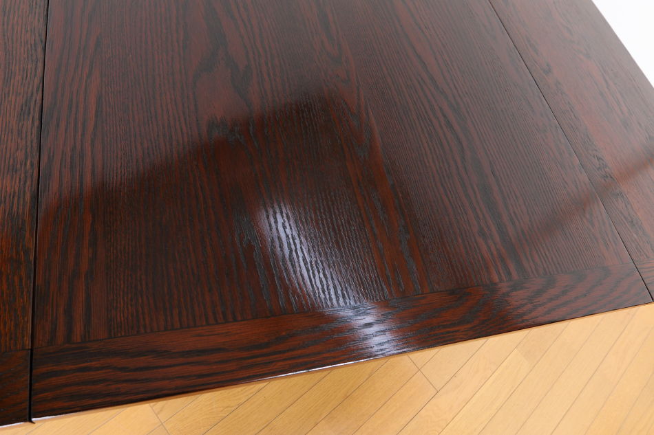 ソリッドオーク ツイスト レクタングル スモールドローリーフテーブル