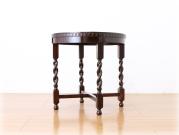 イングランドオーク ラウンドフォルム ツイスト コーヒーテーブル